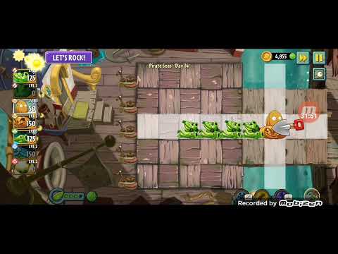 PvZ2: Pirate Seas but with using only 1 Lane Part 2