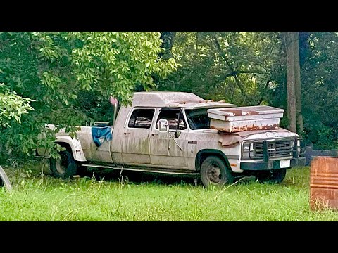 RARE Abandoned First Gen Turbo Diesel CUMMINS - Will it run?