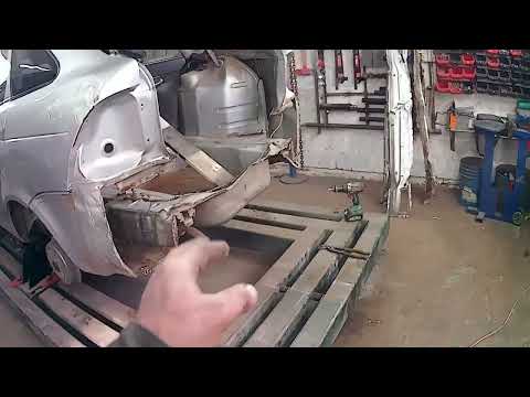 Приора, замена ланжерона и задней панели