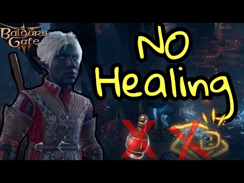 Can You Beat Baldur's Gate 3 Without HEALING?? (ACT 1)!!!