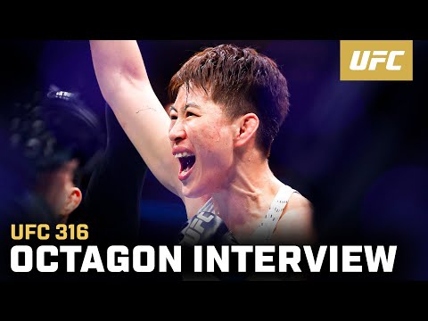 Wang Cong Octagon Interview | UFC 316