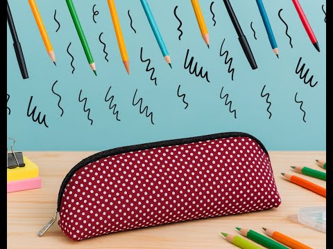 How to sew Colorful and Beautiful pencil case? 😍