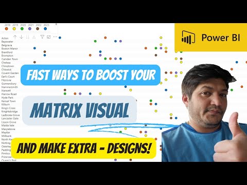Enhanced Matrix Visual in POWERBI : Redesign native Matrix Visual