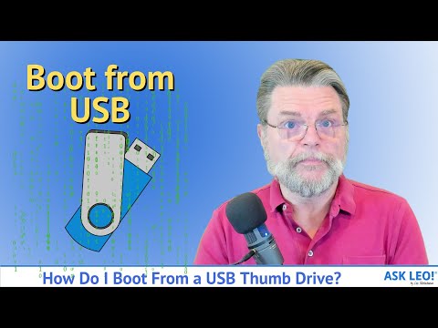How Do I Boot From a USB Thumb Drive?