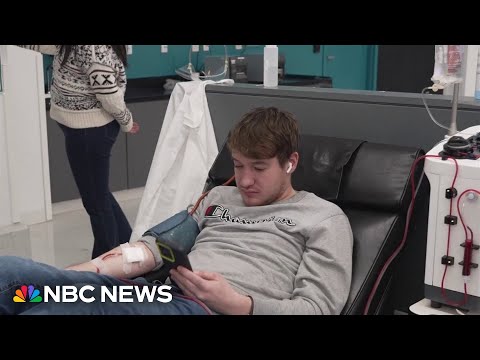 Middle class Americans sell their plasma to make ends meet 