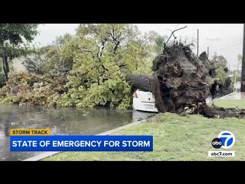 SoCal storm: Newsom declares state of emergency for multiple counties