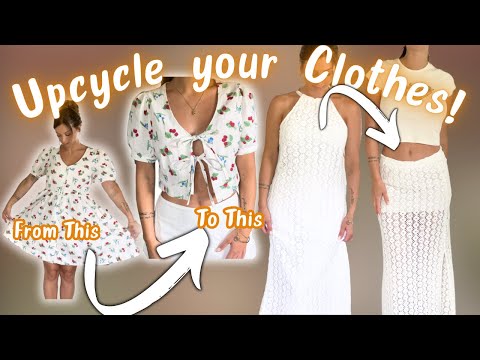 Thrift Flipping My Pinterest Outfits... and IT WORKED!  (EASY sewing alterations)
