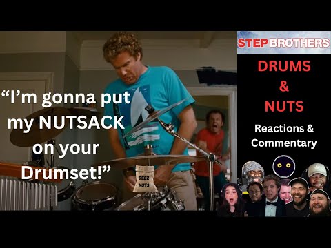 Step Brothers: BEST Reactions to the ICONIC Drum set scene