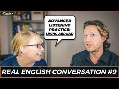 Advanced English Conversation Lesson #9: Living Abroad 🌇 (learn real English w/ subtitles)