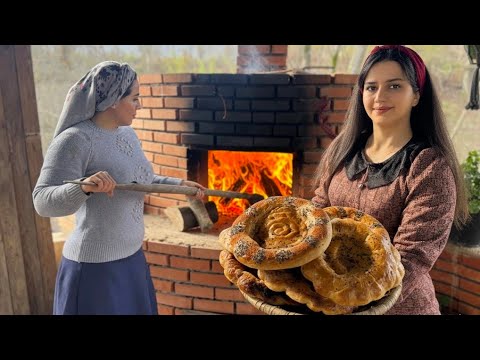 The best recipe for baking bread in the oven with omelette