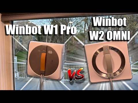 The Battle of the Best Window Cleaning Robot - Ecovacs Winbot W1 Pro vs Winbot W2 Omni