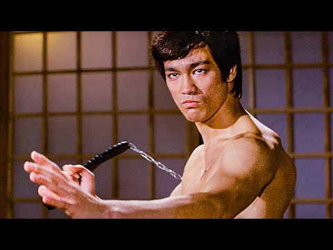 Bruce Lee Nunchucks the HELL out of some Japanese dudes 🌀 4K