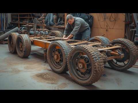 Man Builds AMPHIBIOUS Vehicle from Old Car Parts! | by @Donn DIY