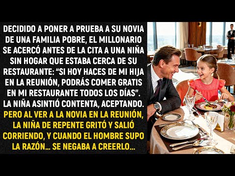 Decidido a poner a prueba a su novia de una familia pobre, el millonario se acercó antes...
