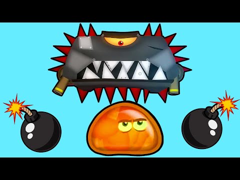 Суровый ЛИЗУН ГЛАЗАСТИК против БОССА! Игра Tales from Space About a Blob с ПАПУЛЕЙ