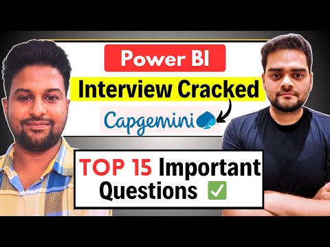 TOP 15 Power BI/SQL Interview Questions |  Got Selected at Capgemini😲