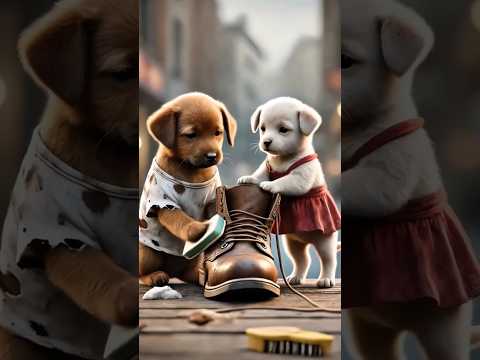 The poor puppy is struggling a lot to buy a nice dress. #shorts #dog #cutepuppy