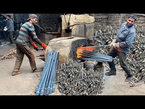 How Truck Axle Shafts Are Made from Lathe Scrap | Recycling Metal into Heavy-Duty Parts