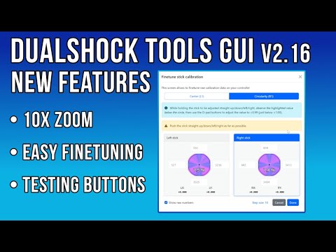 DualShock Tools GUI New Update v2.16 | Showcasing New Features