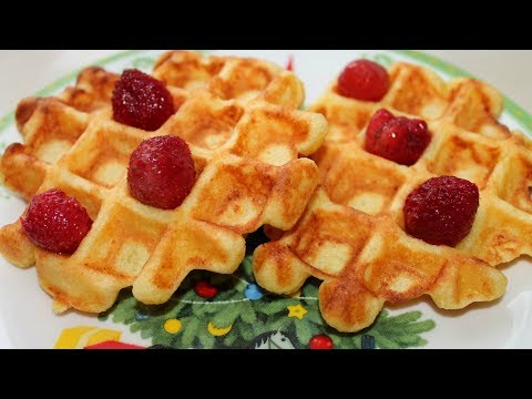 COTTAGE CHEESE VIENNESE WAFFLES - DIVINELY DELICIOUS / A CULINARY MIRACLE!