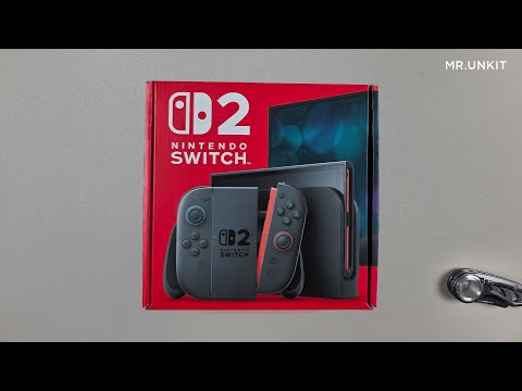 ASMR Nintendo Switch 2 Unboxing and First Look