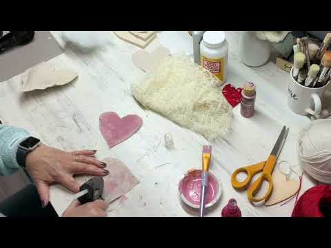 DIY Fun Fabric Hearts Tutorial With Kim From Expression Artworks