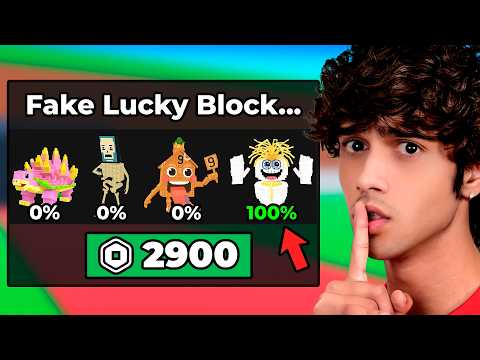 Secretly Cheating in a Lucky Block Race