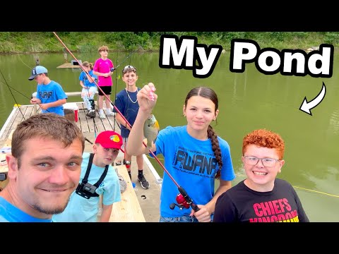 First Ever Fishing Tournament at My Pond!