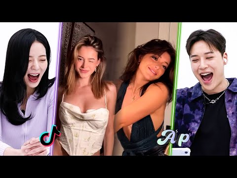 Reaction of Two Koreans After Watching Surprising Transformation 'Guy exe' TikTok Challenge｜asopo