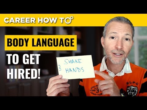 Job Interview Body Language That Gets You Hired