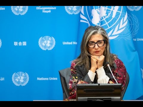 Francesca Albanese, Special Rapporteur on the Occupied Palestinian Territory, meets the press