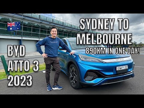 BYD ATTO 3 EV DRIVE FROM SYDNEY TO MELBOURNE IN ONE DAY | January 2023