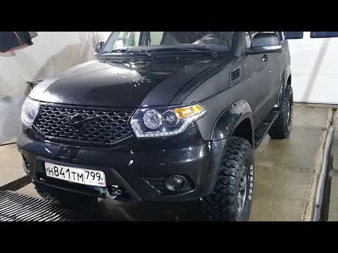 Экспедиционный УАЗ Патриот АКПП. Спальник, автономка, подвесные органайзеры, багажник, рация и т.п.