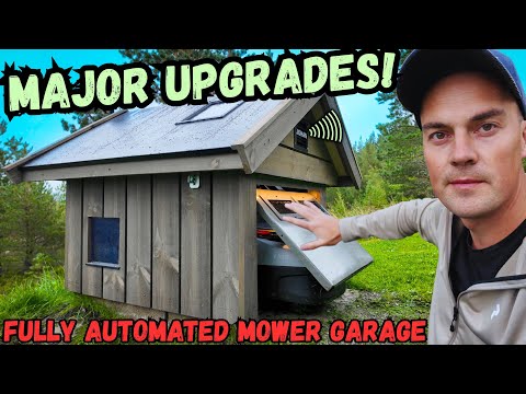 The Most Overkill Robot Mower Garage gets Even Better!