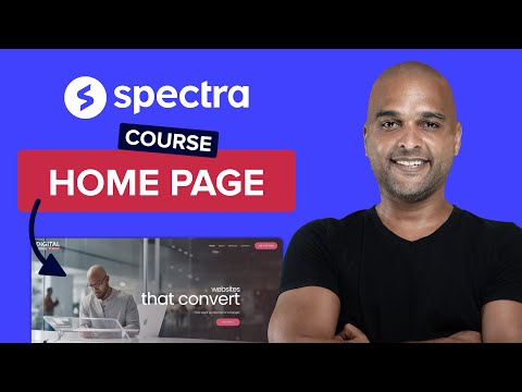 Building The Homepage | WordPress & Spectra Tutorial