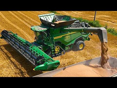 WHEAT HARVEST 2025 COMPILATION JOHN DEERE CASE IH CLAAS