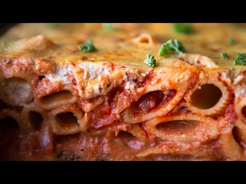 Vegan Baked Ziti Recipe (Pasta Bake)