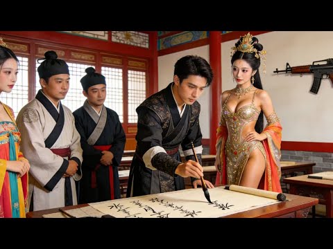 全能特務穿越成臭名遠揚的廢物小白臉，開局被全場鄙視，我反手用《水調歌頭·明月幾時有》震驚眾人，讓古代人見識一下什麼叫做知識，這世偏要當最囂張紈縐,只是公主竟然...#短劇#穿越#逆反#男頻#美女