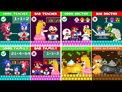 Good vs Bad challenge: Doctor vs Teacher vs Family vs My Mom (ALL EPISODES)