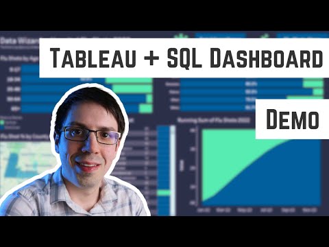 💻 Build this Flu Shots Dashboard with SQL and Tableau!