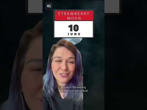 How and when to see the rare Strawberry Moon 🍓🌕️