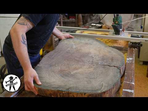 tavolini di design da un vecchio ceppo centenario đ§âđ