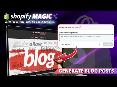 Write Blog Posts INSTANTLY With Shopify Magic AI