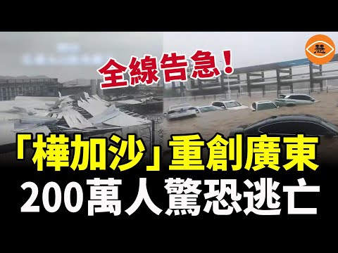 全線告急!「樺加沙」重創粵港澳,豆腐渣工程不堪一擊,多地瞬間淹沒!200萬人驚恐逃亡……