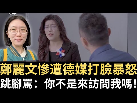 鄭麗文慘遭德媒打臉暴怒：你不是來訪問我嗎！【直播精華】（2025/10/31）