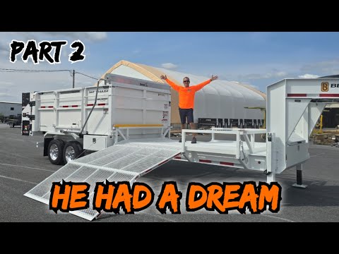 The BIGGEST Dump Trailer on the planet!!!! MULCH MATE® DMT built by Belmont