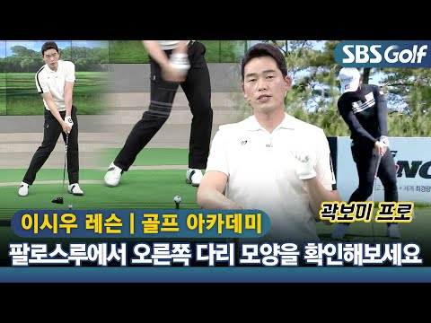 [아카데미 이시우] 드라이버 다운스윙과  팔로스루 구간 체크(feat.곽보미 프로 스윙 분석)