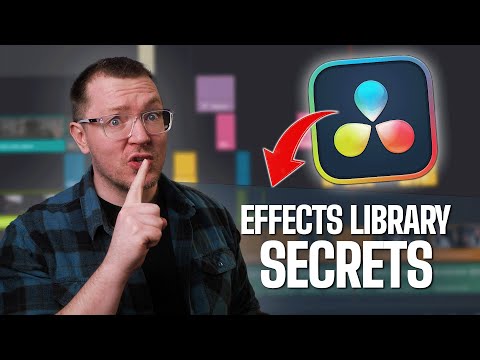 Using the EFFECTS LIBRARY the Smart Way in DaVinci Resolve