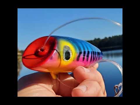 Classic J Plug lure build, Making a wooden fishing plug #handmadelure