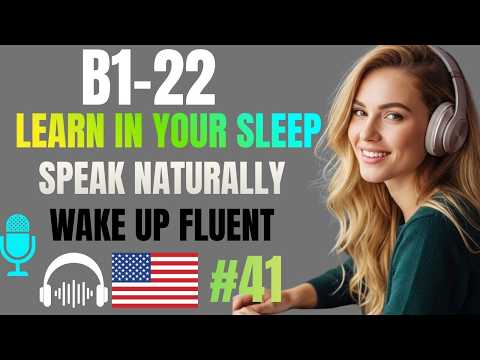 Learn English While Sleeping! Speak English Naturally Like a Native B1–B2